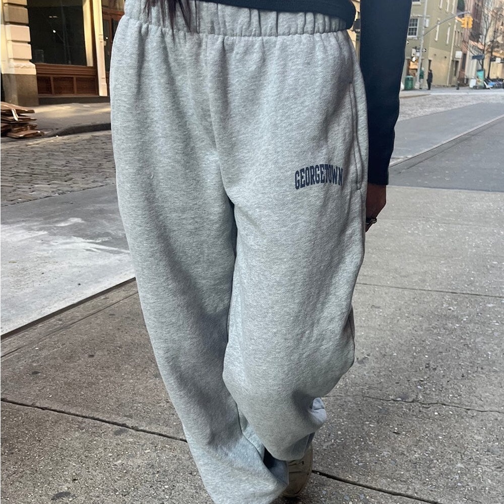 Brandy Melville Grey Rosa Sweatpants - Georgetown Sweatpants - John Galt